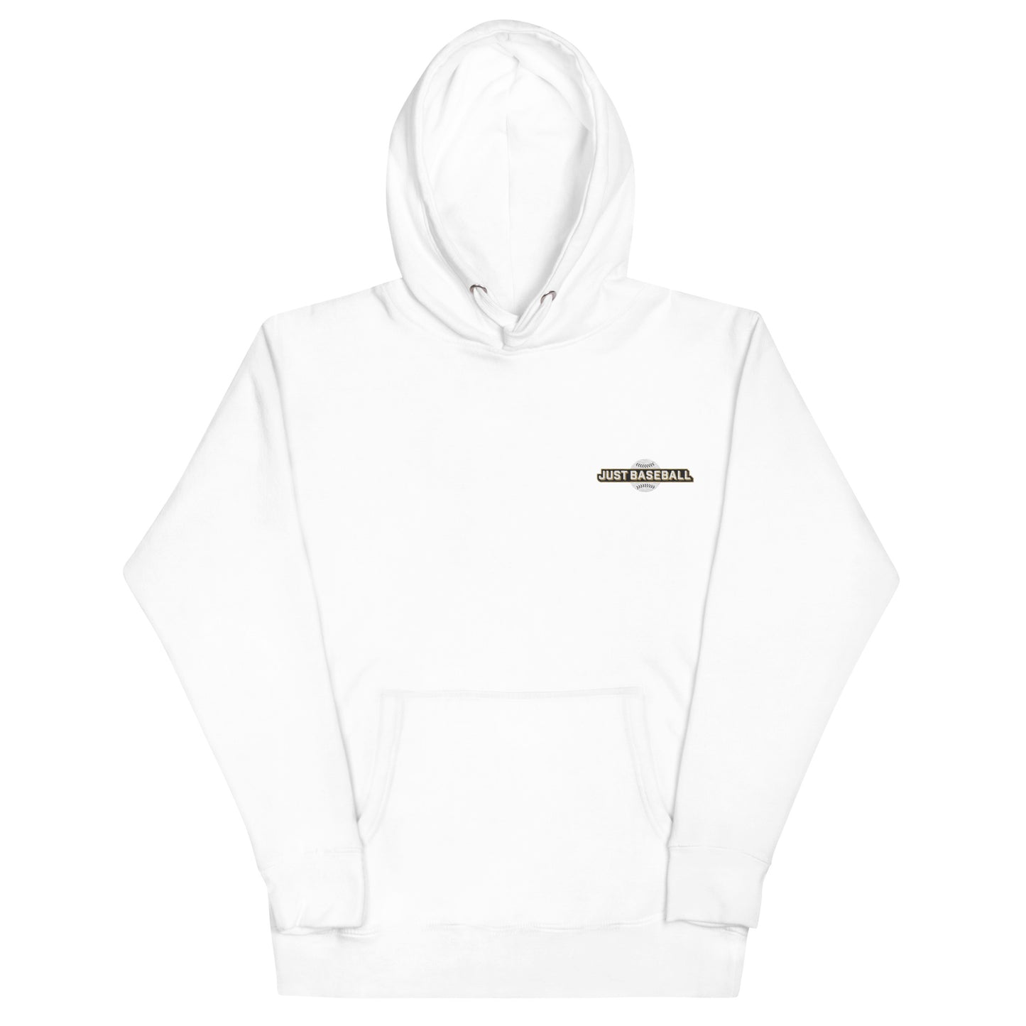 Just Baseball Premium Embroidered Logo Hoodie