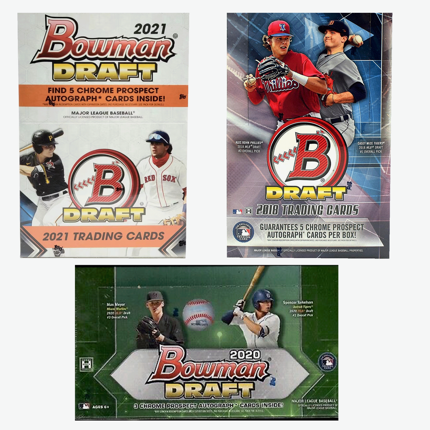 Bowman Draft Through The Years Mixer Card Break Spot