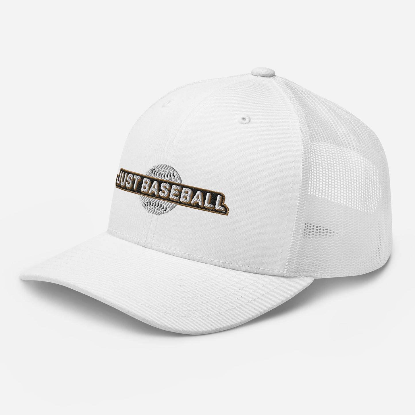 Just Baseball Embroidered Trucker Cap